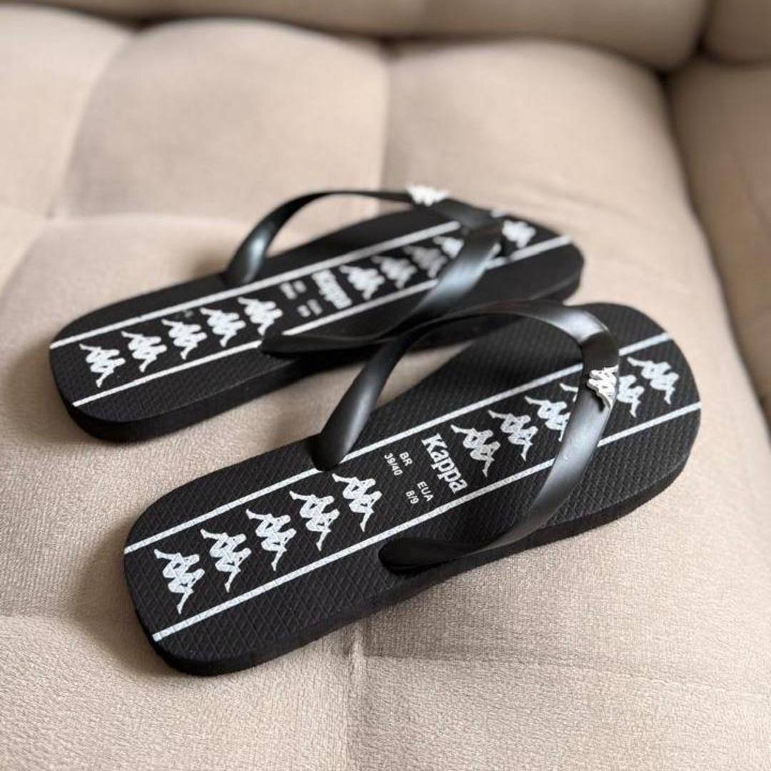 Chinelo Kappa Beach Adulto Unissex Em Borracha