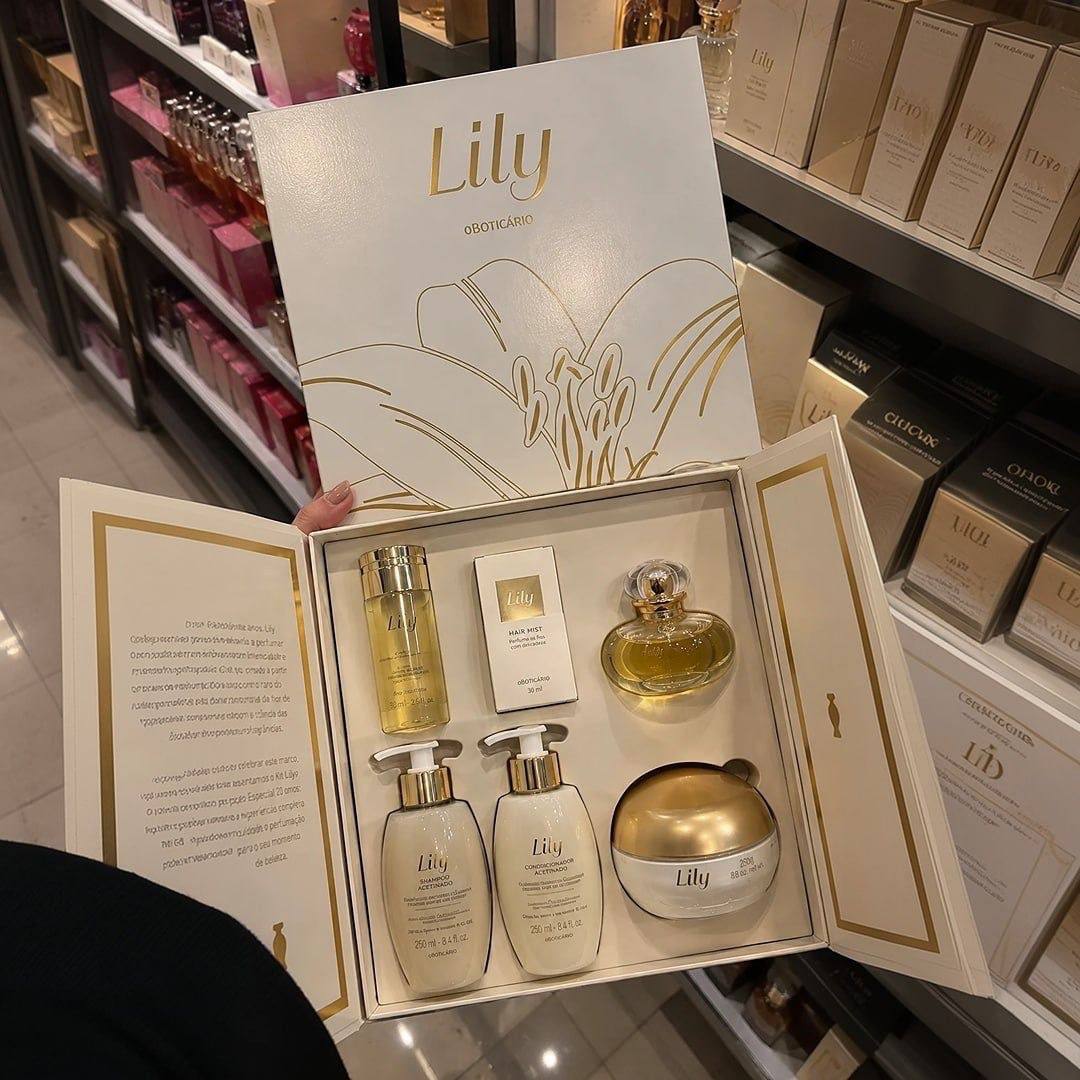 O Boticário Lily Kit Presente 20 Anos Edição Especial