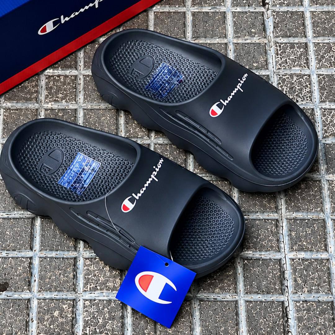 Chinelo Champion Nuvem Spheric Ii Script Preto
