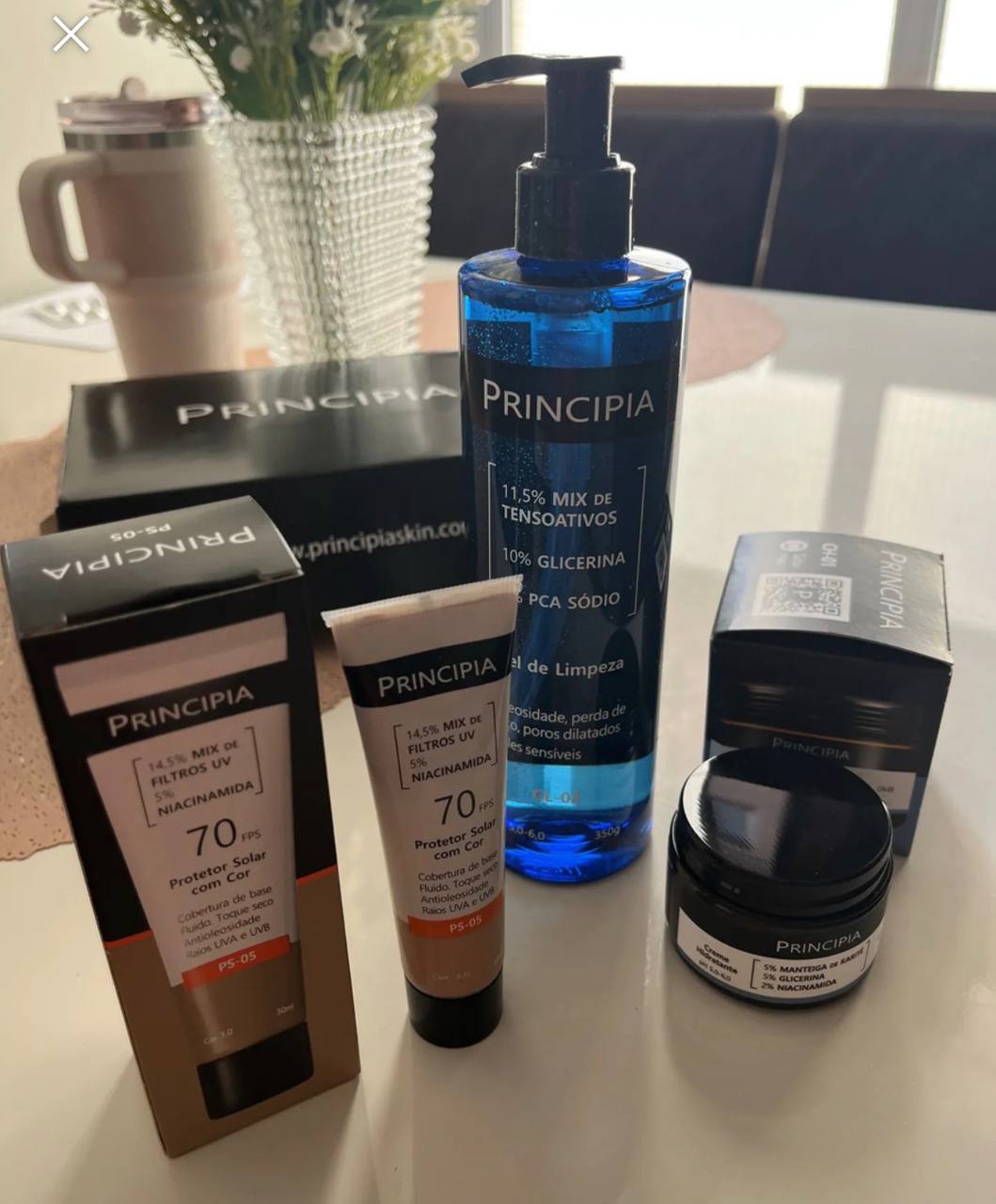Principia Kit Protetor Cor 3.0 + Limpeza Suave + Hidrata
