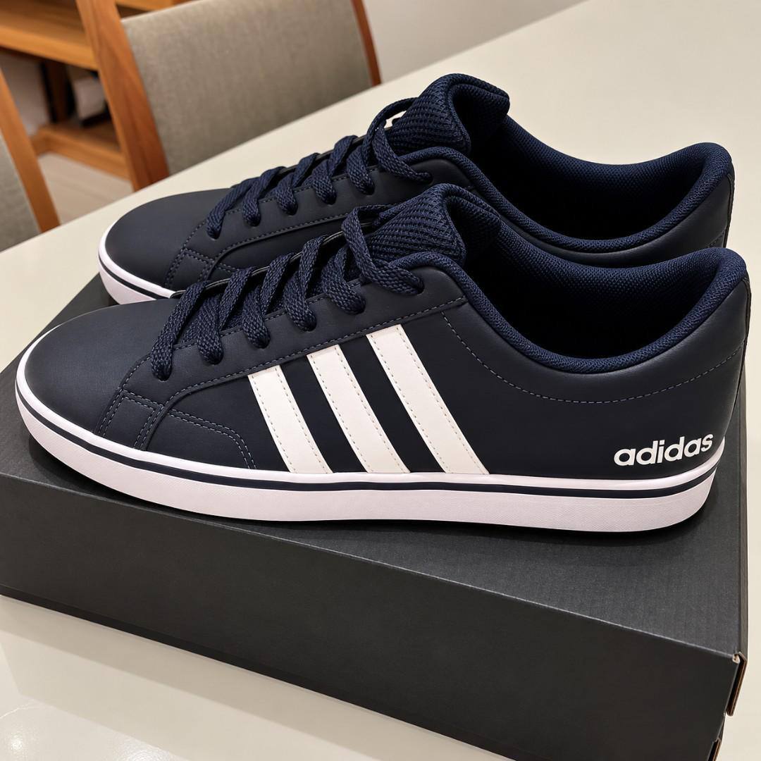 Tênis Masculino Vs Pace 2.0 adidas Ftwwht/cblack/ftwwht Liso