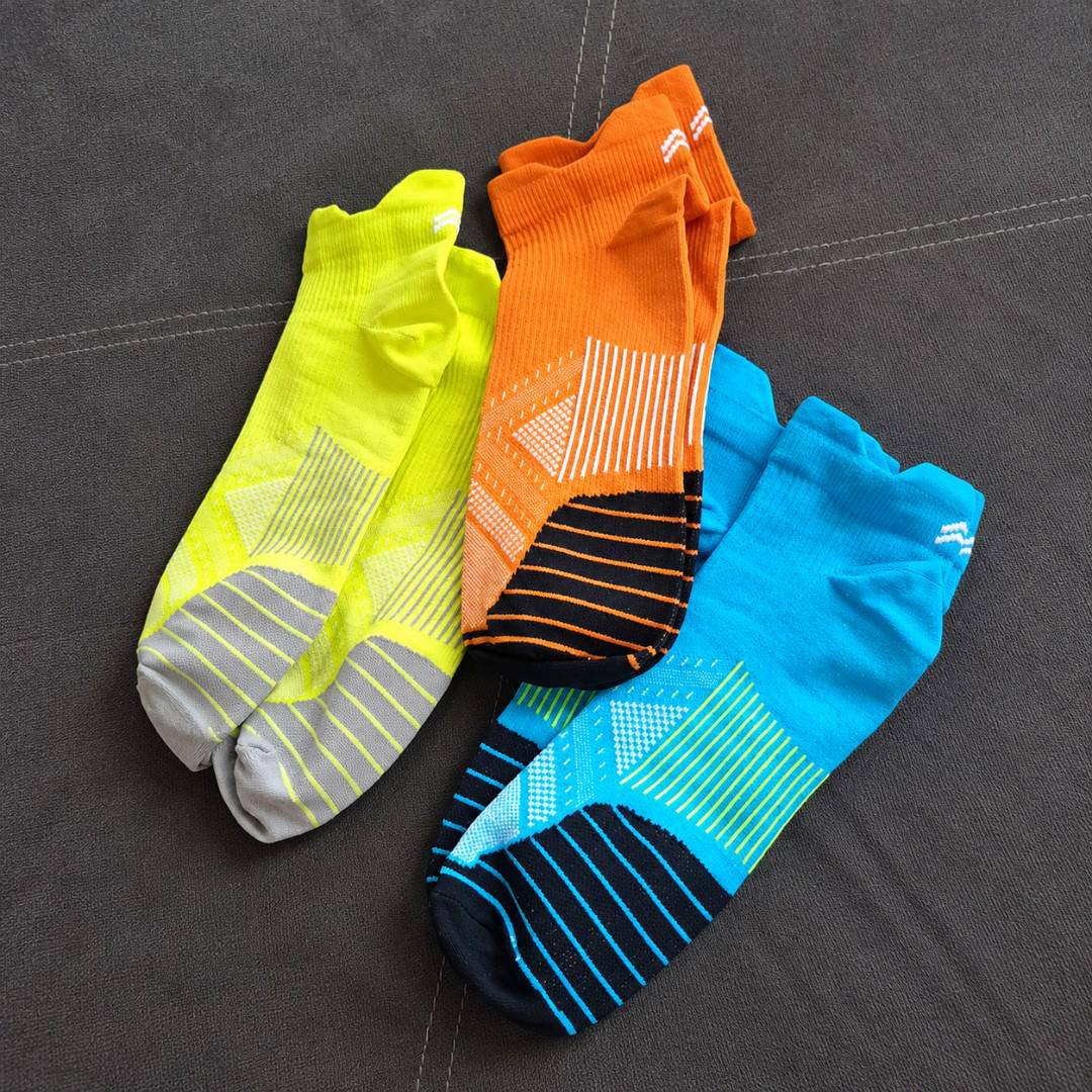 Kit 3 Pares Meias Af Corrida Esportiva Poliamida Antifricção