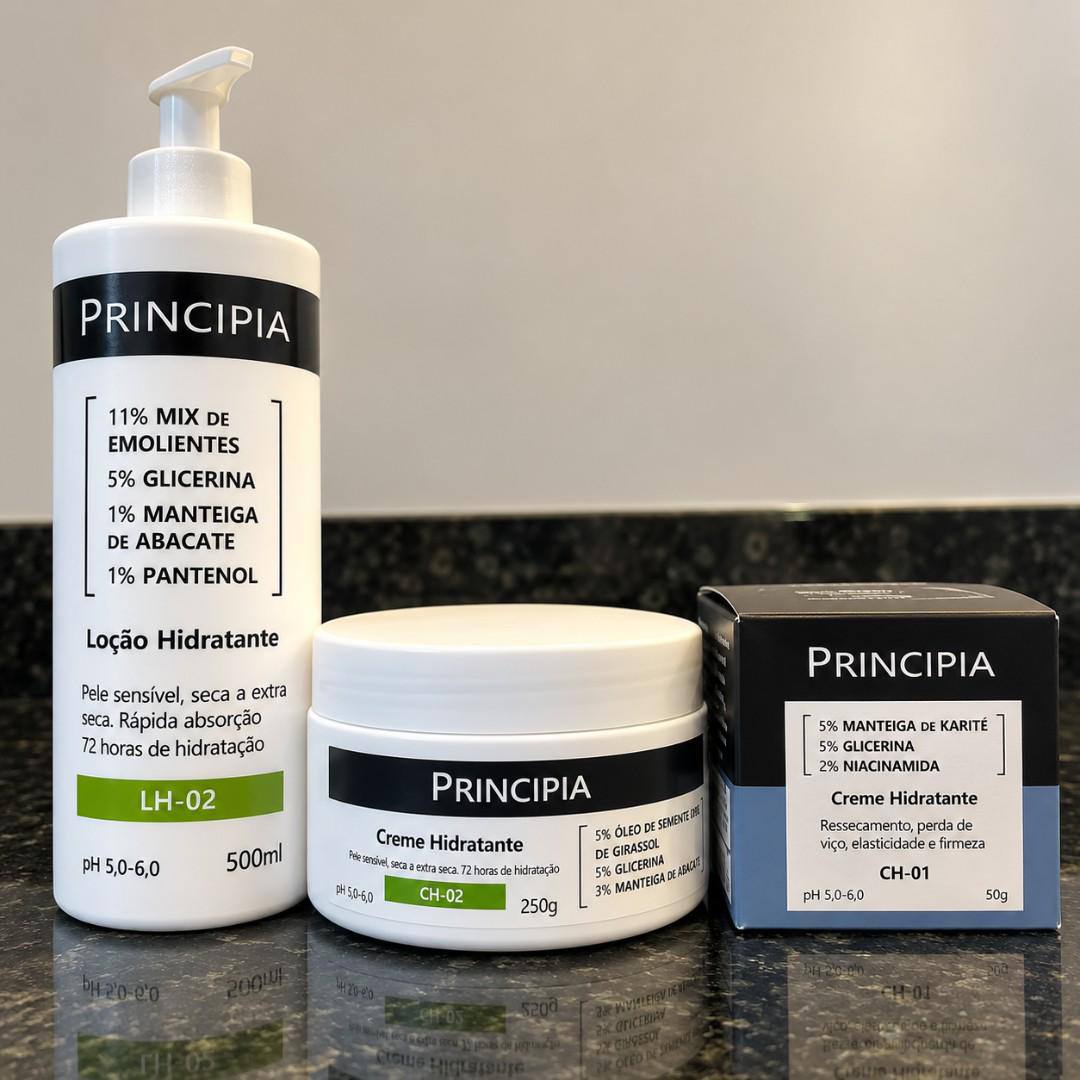 Principia Tripla Hidratação Ch-02 250g + Lh-02 500ml + Ch-01