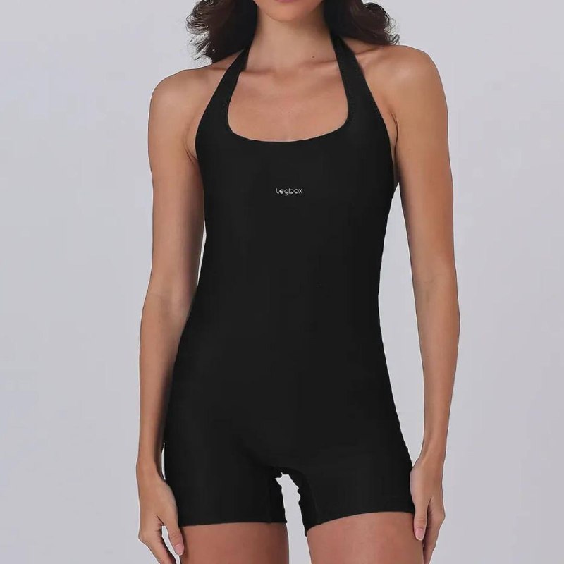 Macaquinho Up Legbox Original Feminino Fitness Academia Preto Liso G