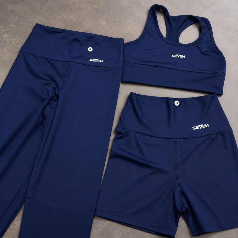 Kit Conjunto Feminino Fitness Top Nadador + Legging + Short Marrom M