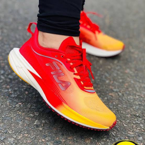 Tenis Fila Kr6 Frame Feminino Vermelho E Amarelo