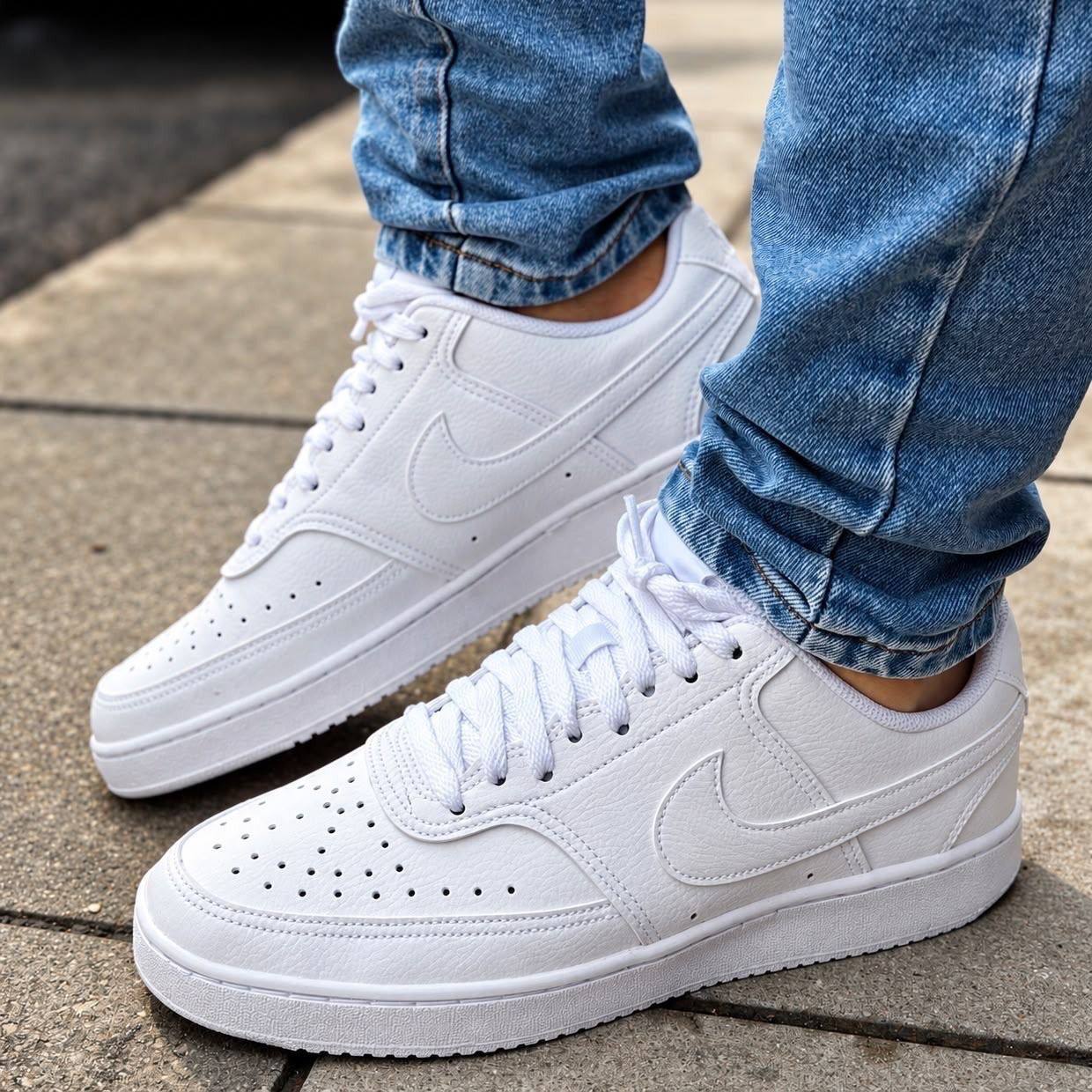 Tênis Nike Ebernon Low Masculino Branco 43 Br