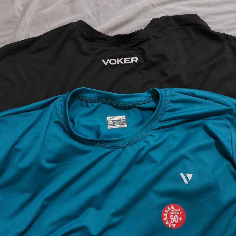 Camisa Térmica Voker Segunda Pele Proteção Solar Uv Dry Fit