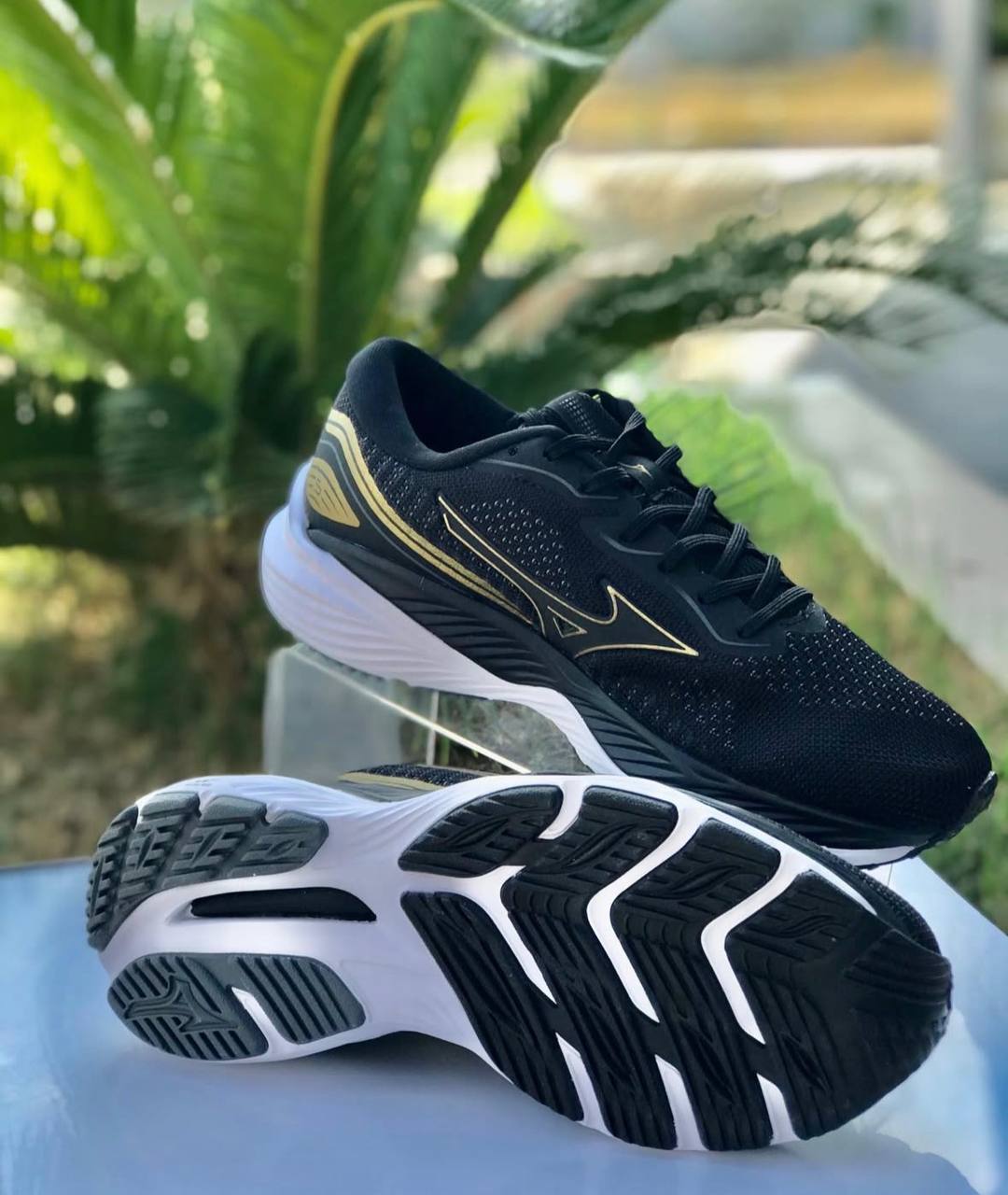 Tênis Masculino Wave Falcon 5 Mizuno Pret90 Liso 41 Br