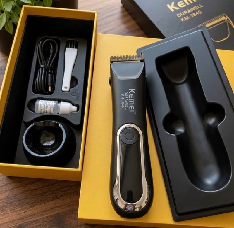Máquina Kemei KM-1845 Sem Fio Recarregável