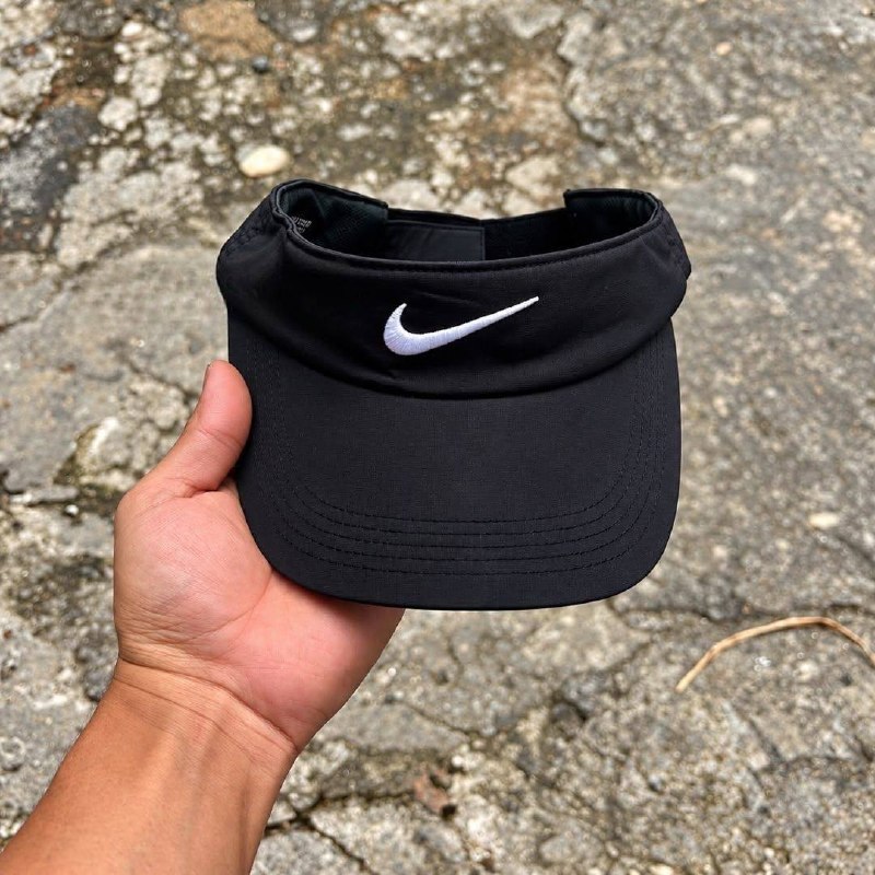 Viseira Nike Dri-fit Ace Visor Cor Preto/branco Tamanho M/g
