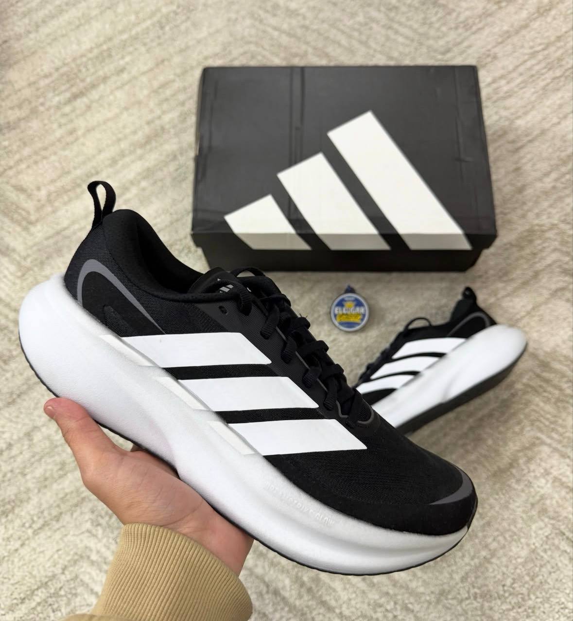 Tênis Feminino Supernova Glide W adidas Preto Liso 36 Br